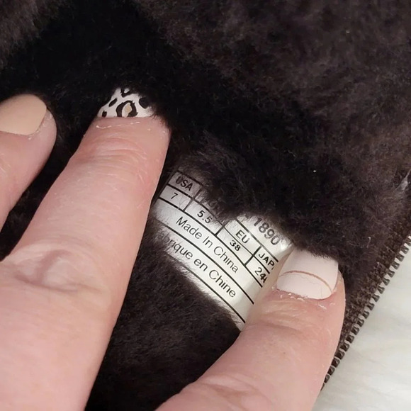 UGG Australia Roslyn Womens Brown Suede Zip Side Tall Shearling Winter Boots 7 - Picture 14 of 15